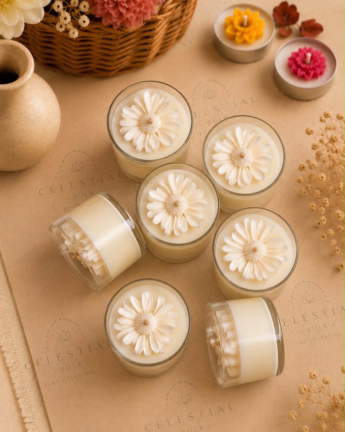 Blooming Daisy Luxury Soy Wax Candle